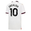 Oficiální Fotbalový Dres Manchester City Grealish 10 Hostující 2023-24 pro Děti